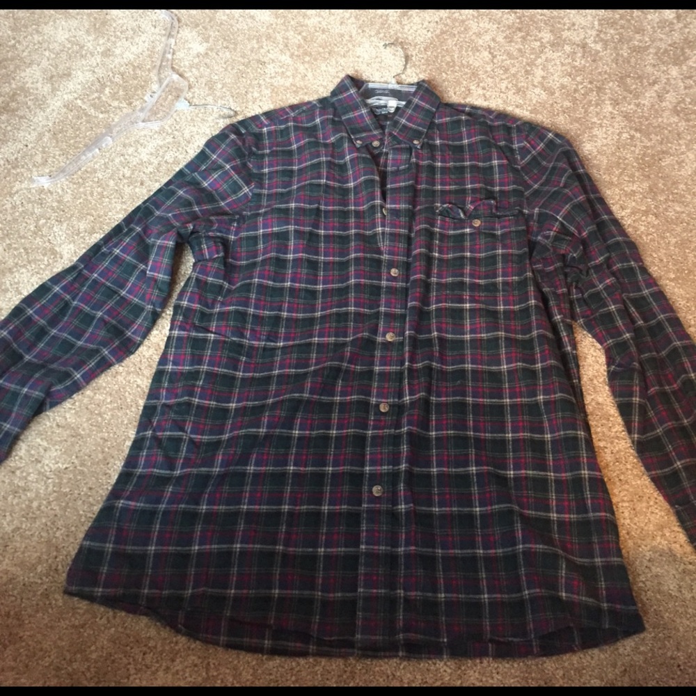 plaid flannel top